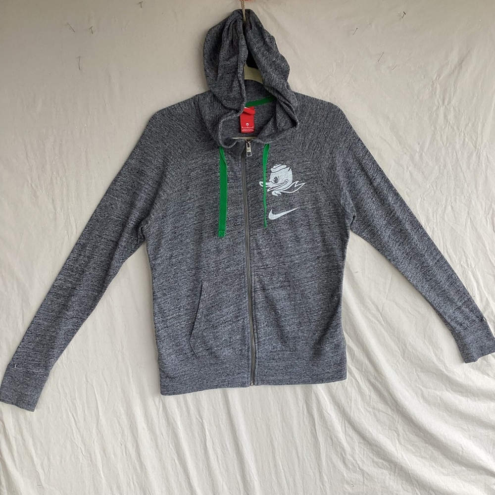 Nike Sportswear Oregon Ducks lightweight zip up sweatshirt